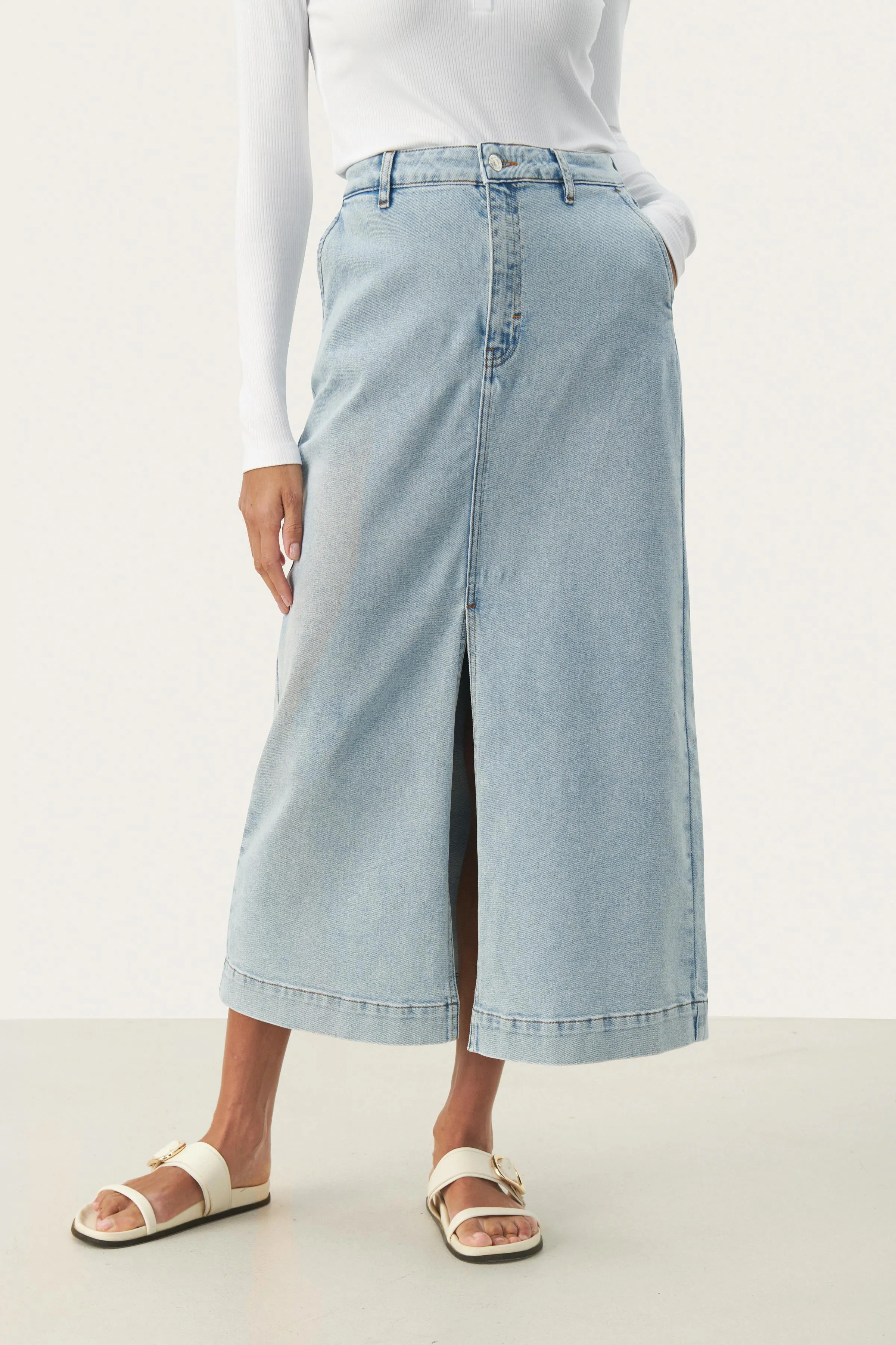 CaliahPW Langer Jeansrock
