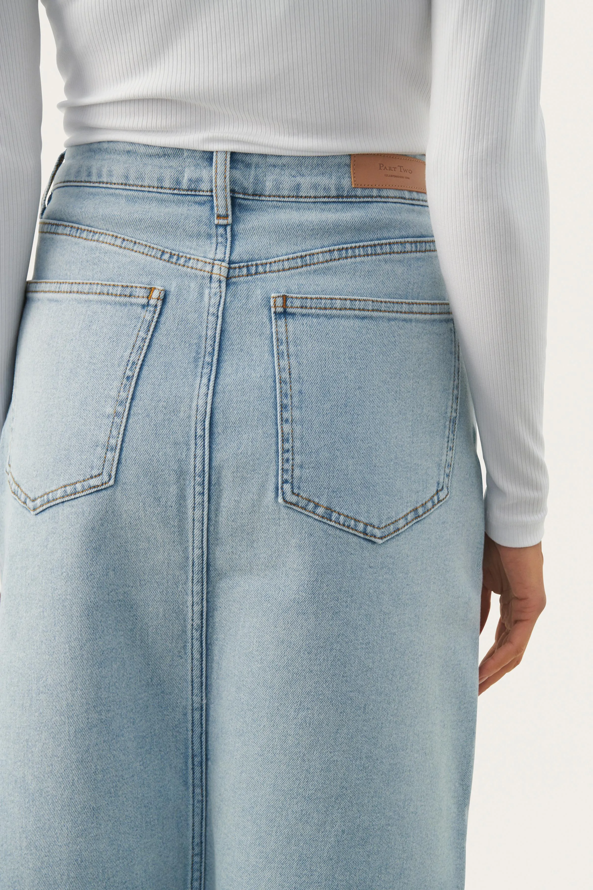 CaliahPW Langer Jeansrock