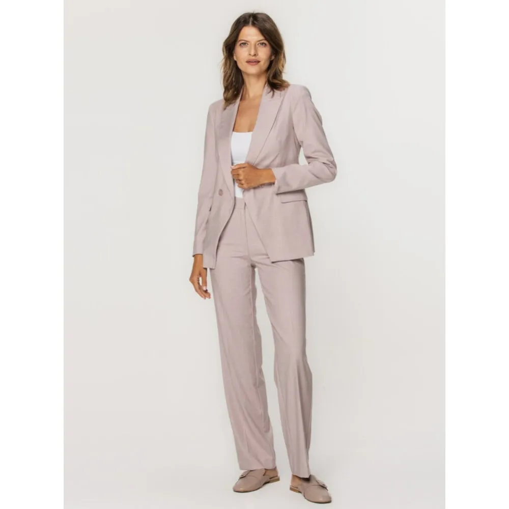 Damen Stoffhose in Rosa, ohne Stoffmusterung 15449