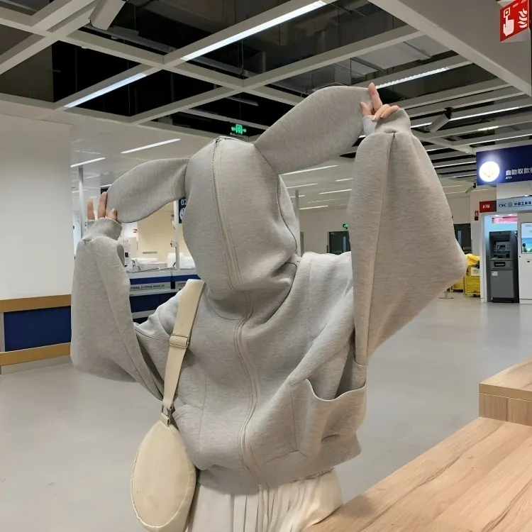 Heidi-Mode | Bunny Hoodie Damen