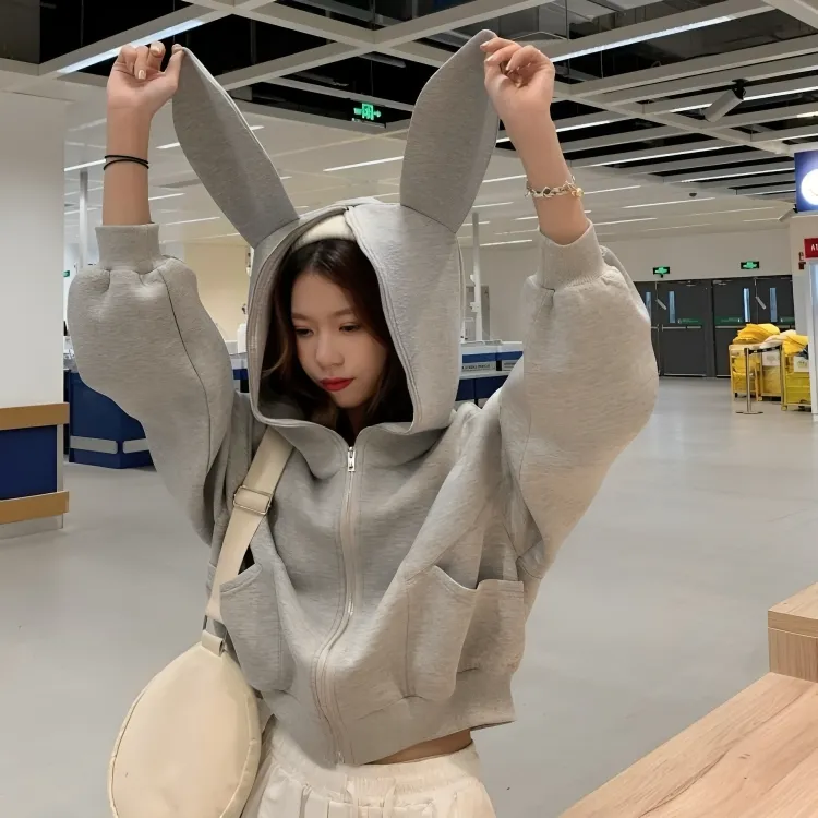 Heidi-Mode | Bunny Hoodie Damen