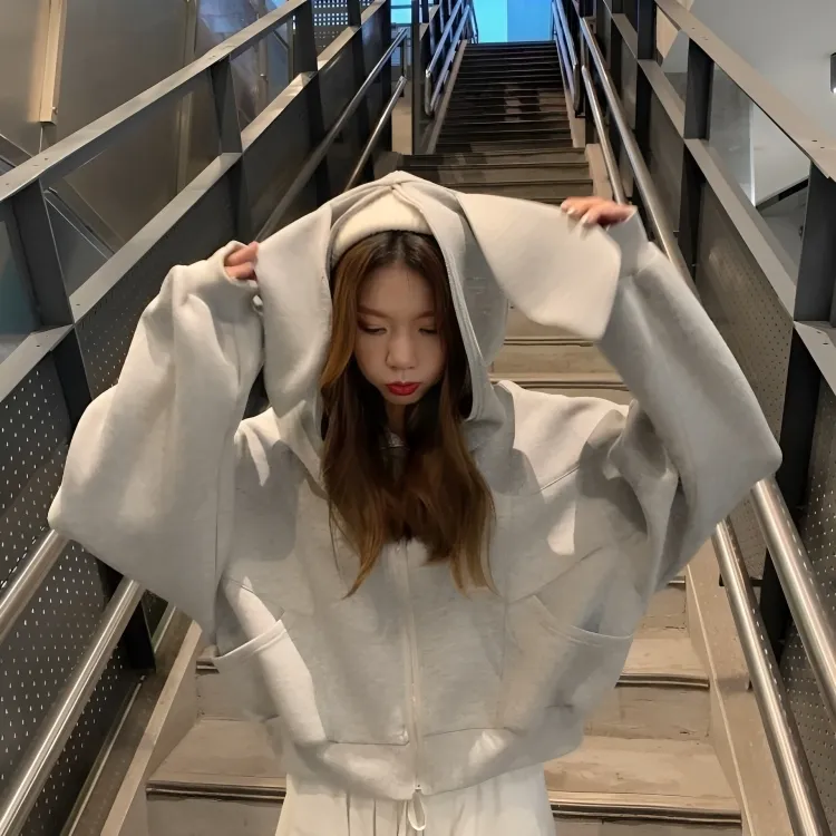 Heidi-Mode | Bunny Hoodie Damen