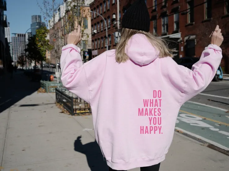 Heidi-Mode | Hoodie mit motivierendem Text