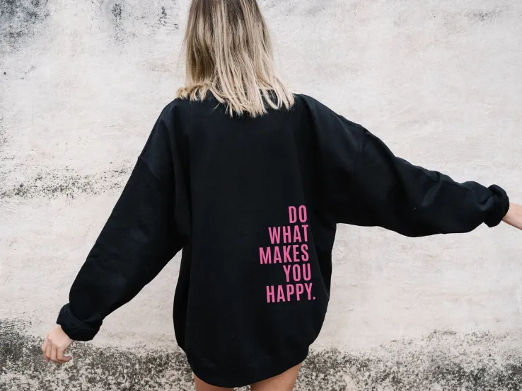 Heidi-Mode | Hoodie mit motivierendem Text