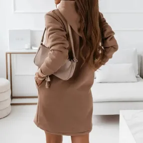 Heidi-Mode | Stil Umfassen Sie Eleganz Mit Unserem Vintage-Hoodie-Kleid