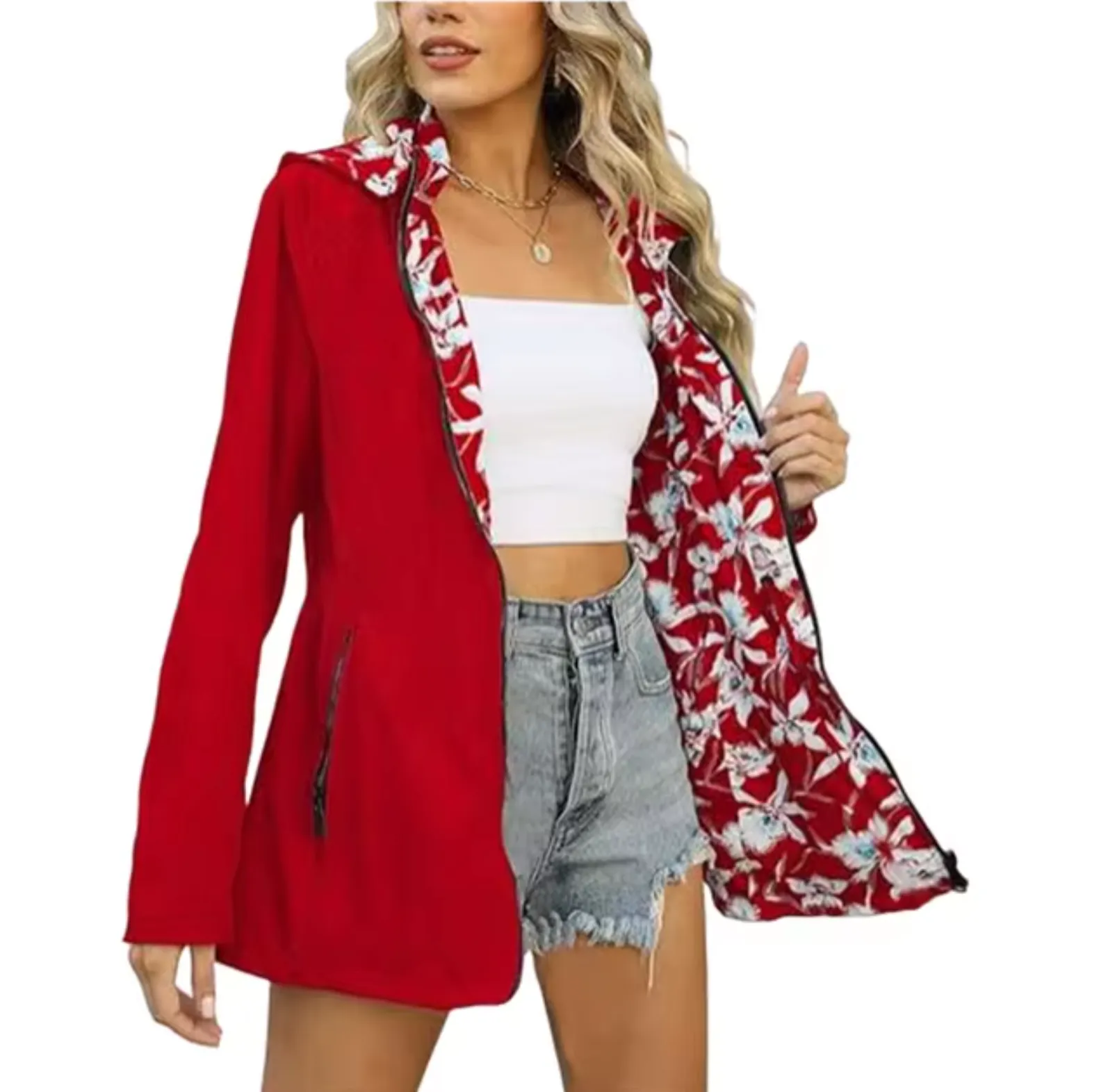 Heidi-Mode | Wendbarer Bedruckter Hoodie