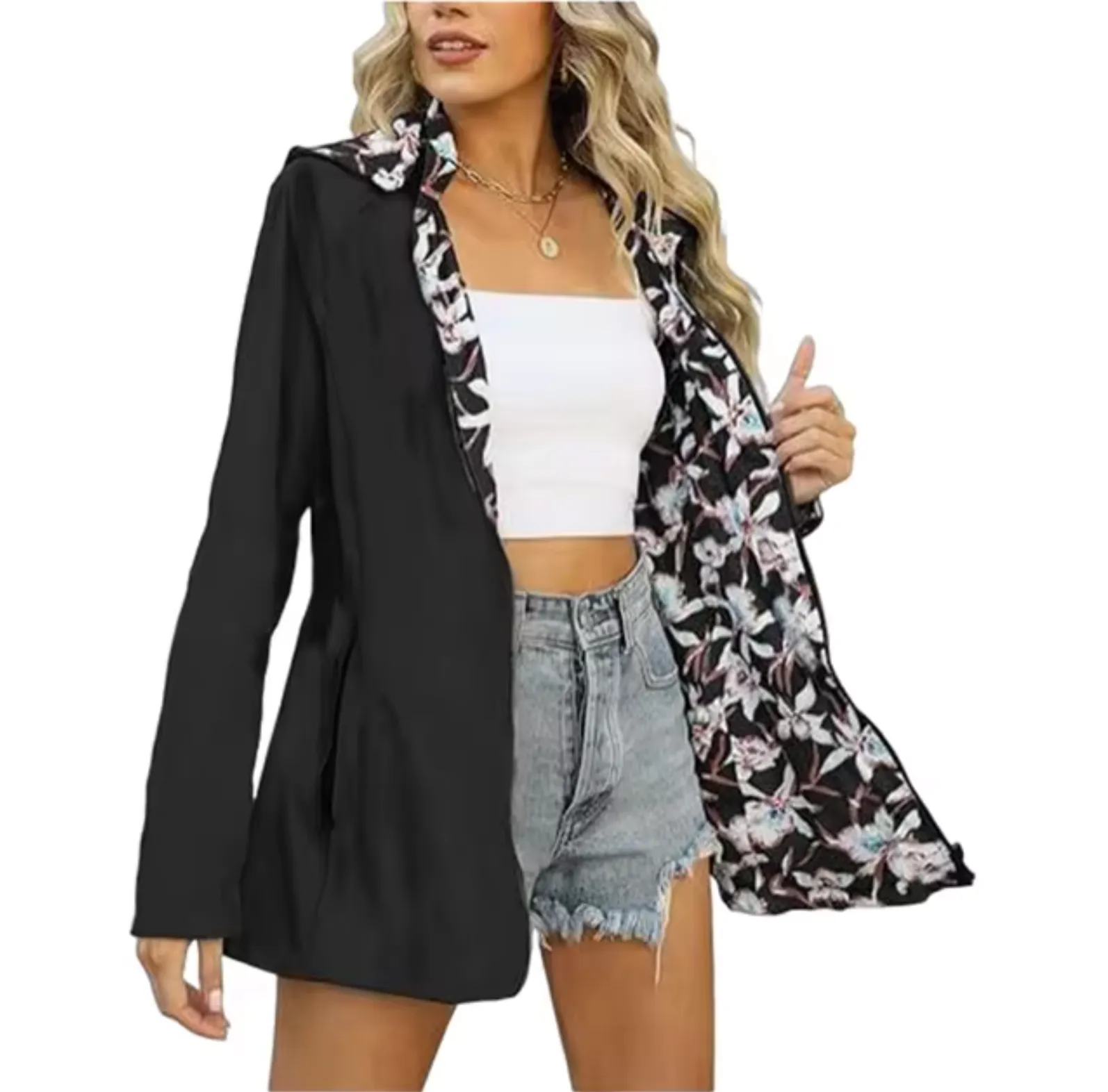 Heidi-Mode | Wendbarer Bedruckter Hoodie