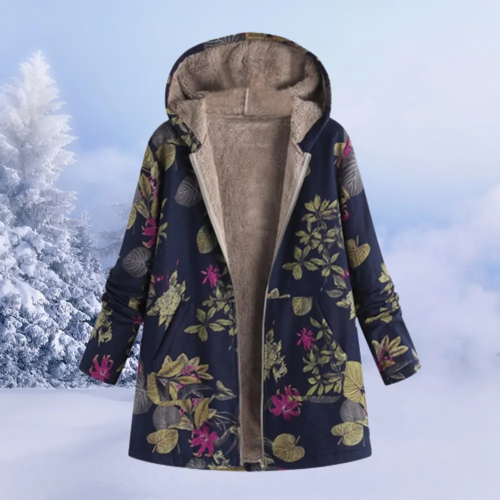Heidi-Mode | Winter Floral Hoodie