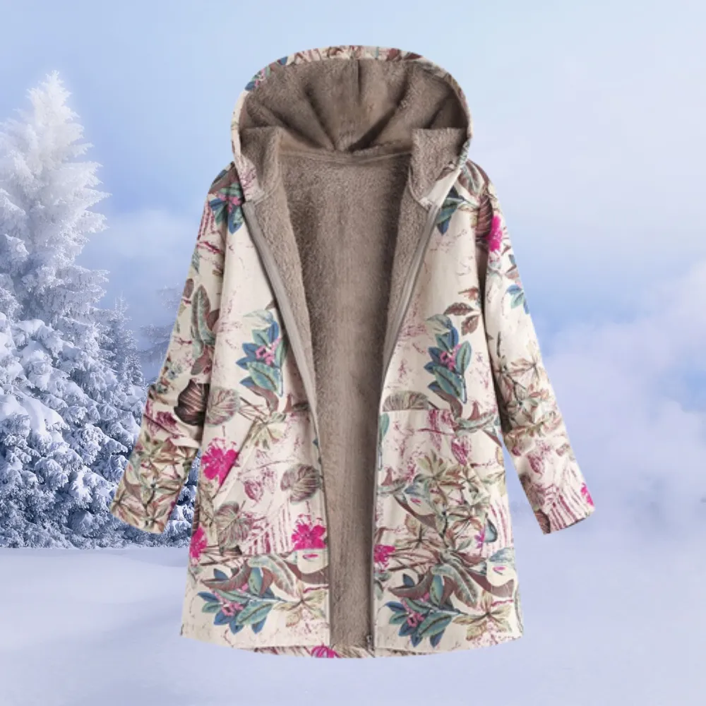 Heidi-Mode | Winter Floral Hoodie