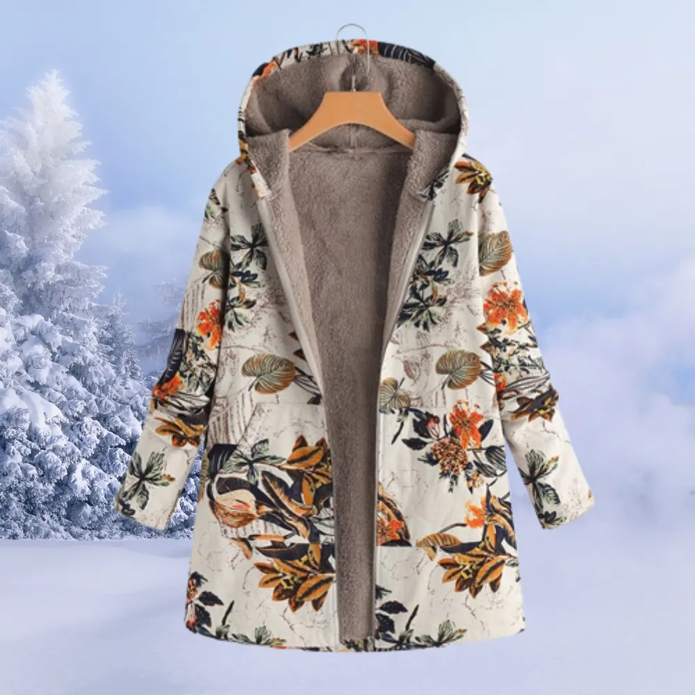 Heidi-Mode | Winter Floral Hoodie