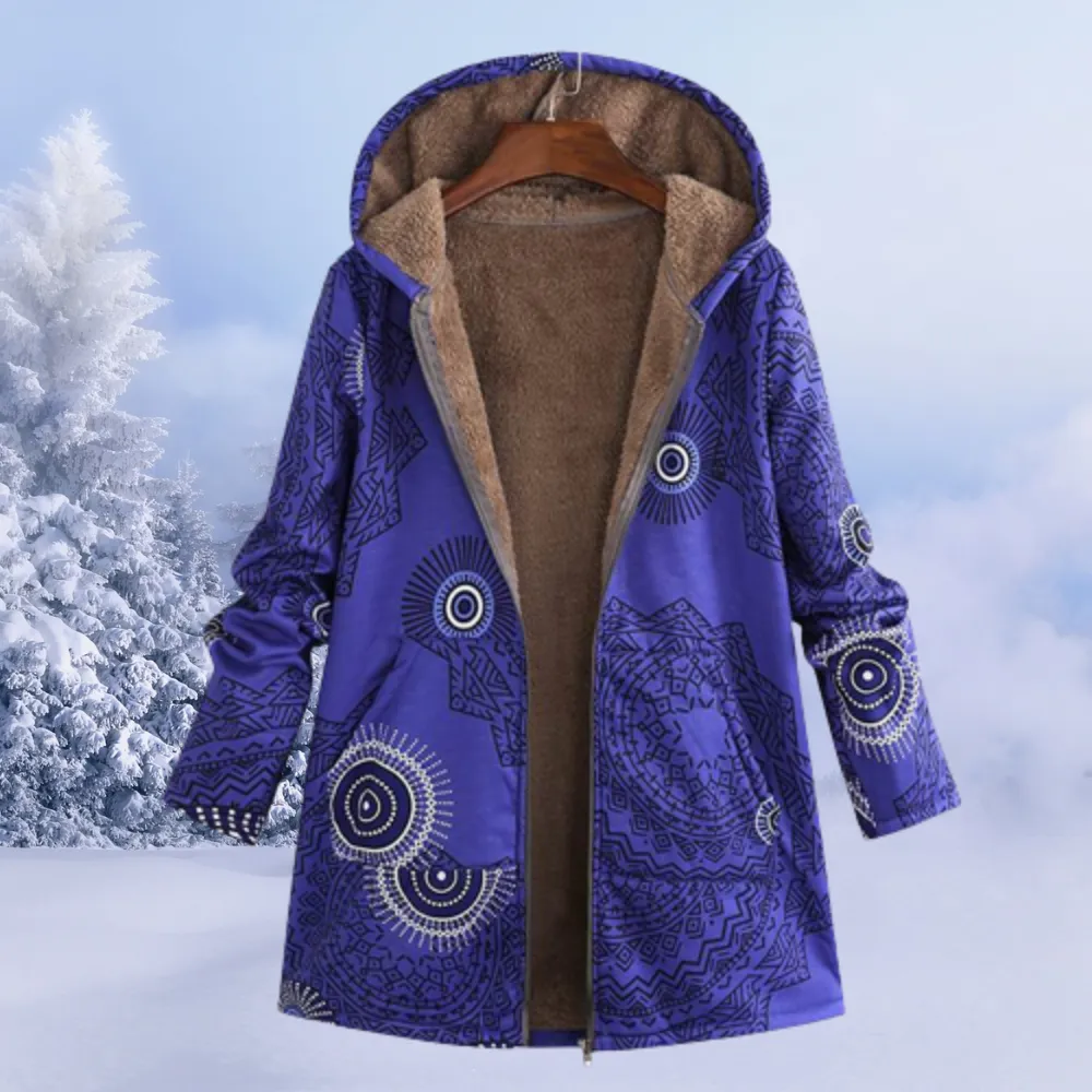 Heidi-Mode | Winter Floral Hoodie