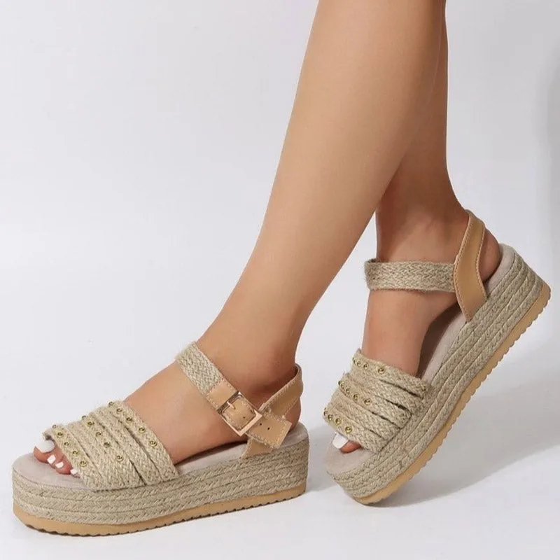 Heidi Plateausohle-Sandalen