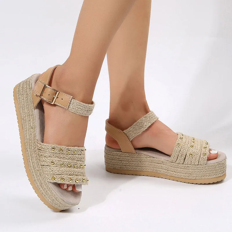 Heidi Plateausohle-Sandalen