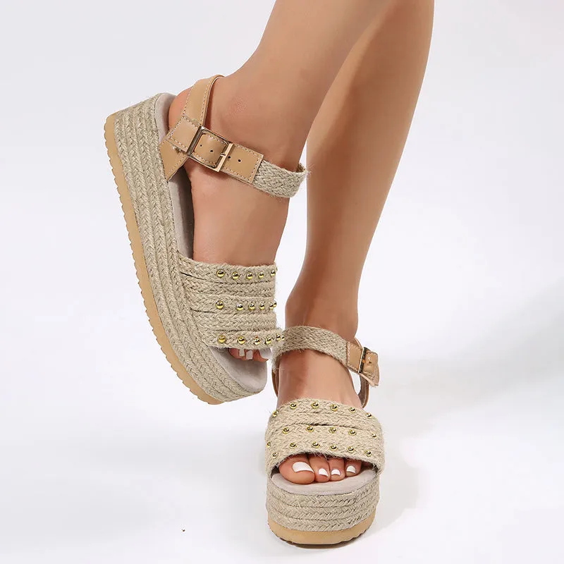 Heidi Plateausohle-Sandalen