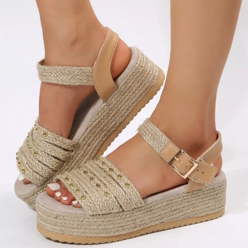 Heidi Plateausohle-Sandalen