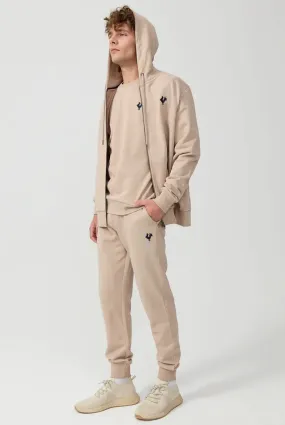 Jogginghose mit aufgesticktem Hahnenlogo