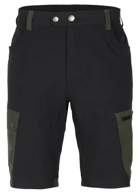 Pinewood Finnveden Trail Hybrid Shorts Herren kurze Wanderhose black-mossgreen hier im Kurze Hosen Online-Shop günstig kauf
