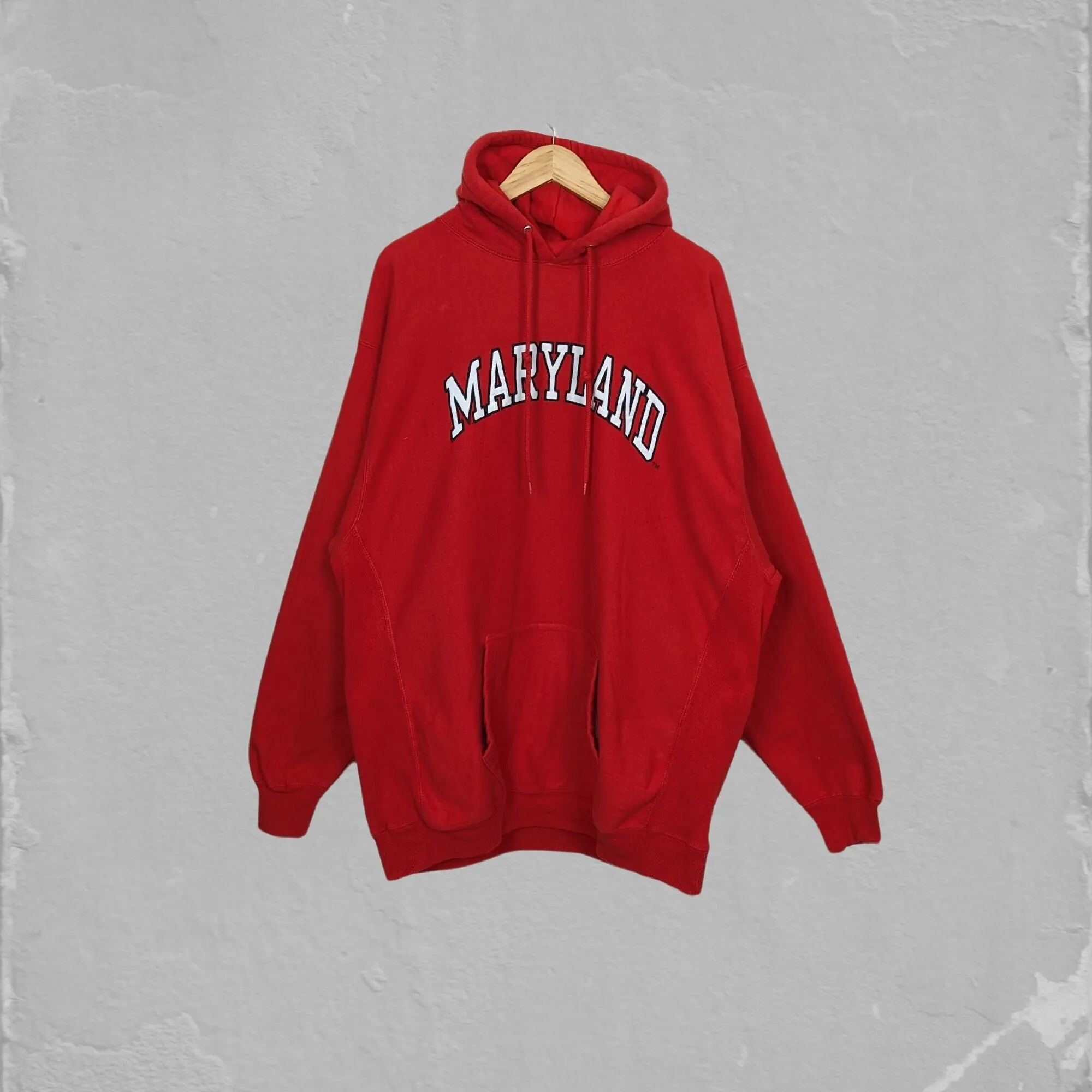Vintage Marryland Hoodie XL Tall Sweatshirt Single Stitch